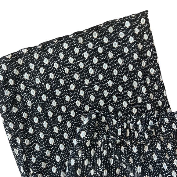 Anthropologie Black, White Wide Leg Cropped Palazzo Pant Womens Size Medium - Picture 4 of 4